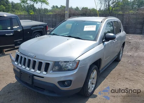 2014 Jeep Compass Sport из США, поврежденный, VIN 1C4NJDBB8ED865341
